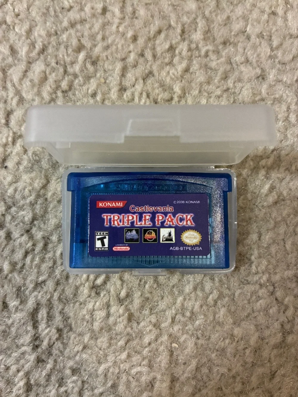 CASTLEVANIA TRIPLE PACK NINTENDO GAME BOY ADVANCE GBA FANMADE REPRO HOME-BREW
